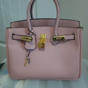 Pink Top Handle/ Crossbody With Strap Dupe, Mint Condition